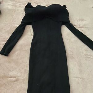 Fashion nova Long black sleeve dress
